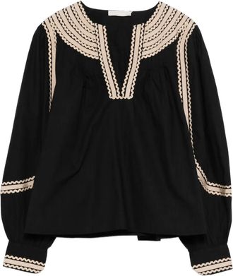 Ulla Johnson Laurenza blouse - women - Cotton - 4 - Black