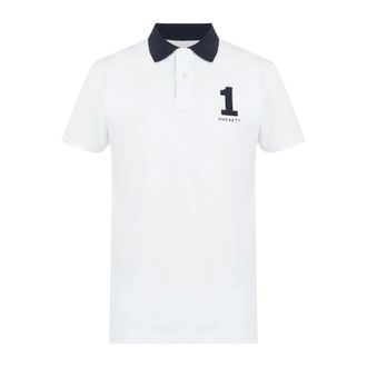 Hackett Polo Heritage Number - - Tops - Uomo - Bianco - XL