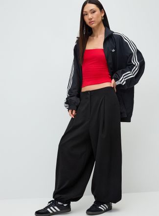 Twik Womens Barrel-leg dress pant