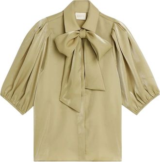 JOSH V Sylviana Blouse - Dames - Blouses & Shirts - Groen - Maat: XS Poliester