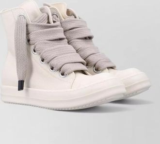 Rick Owens denim high-top sneakers