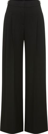 Boss Orange by Hugo Boss Bundfaltenhose BOSS ORANGE Takora Premium Damenmode, Damen, Gr. 34, N-Gr, schwarz 001, Twill, Obermaterial: 63% Polyester, 34% Viskose, 3% Elasthan, u