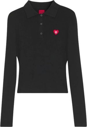 HUGO BOSS Mujer, Camisetas, Negro, Talla: S
