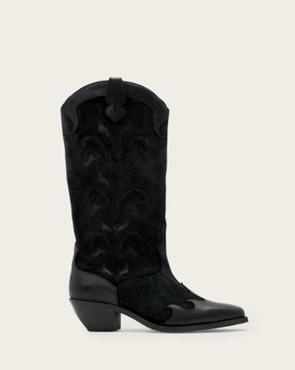 AllSaints Dolly Western Boots