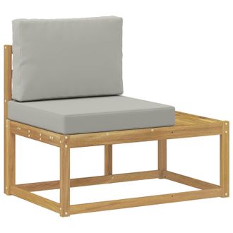 vidaXL Sof&aacute; De Esquina Exterior Con Coj&iacute;n Blanco 91 X 63 X 73 Cm Vidaxl