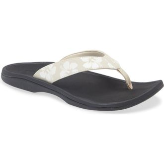 Olukai Ohana Flip Flop in Tapa /Pua at Nordstrom, Size 11