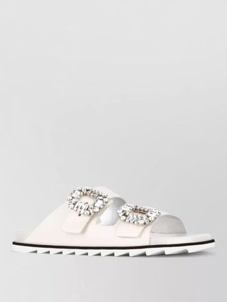 Roger Vivier crystal-embellished slides