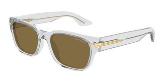 Montblanc MB0479S 004 Mens Sunglasses Grey Size 55