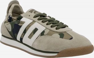 Back70 Womens Rocket Sneakers In Camo Beige