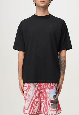Diesel T-shirt Diesel in cotone con logo a contrasto