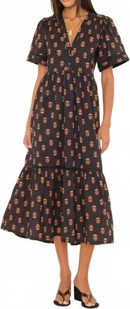 Xirena Goldin Midi Dress In Wheat Stamp