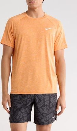 Nike Heathered Hydroguard Swim T-Shirt in Bright Ceramic at Nordstrom Rack, Size Medium