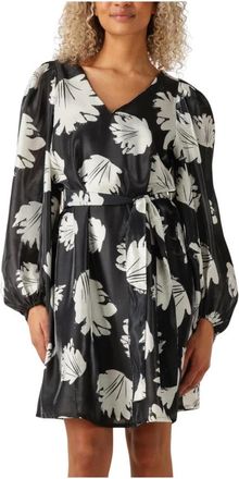 Notre-V Kleedjes, Dames, Zwart, 2Xl, Elegante Zwarte Mini Jurk