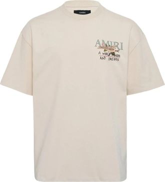 Amiri Hope And Dreams Oversized Tee - Heren - T-shirts - Wit - L - Katoen - Tops