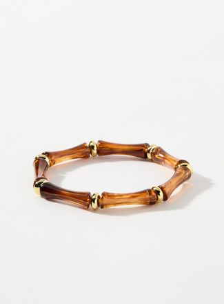 Simons Womens Curved tubular stone bracelet