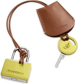 J.W.Anderson Padlock Bag Charm in Yellow at Nordstrom
