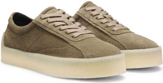 HUGO BOSS Suede Derby shoes with crepe rubber outsole