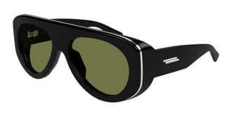 Bottega Veneta BV1362S 006 Mens Sunglasses Black Size 58