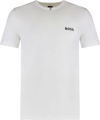 BOSS crew-neck T-shirt - White