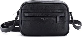 Saint Laurent Camp Camera Bag Leather Mini crossbody bag - Nero