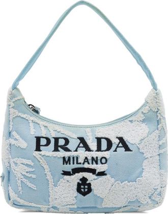 Prada Pre-owned Prada Mini Embroidered Drill Re Edition 2000 Shoulder Bag Ladies YP2PXO3V1YFHWCWC
