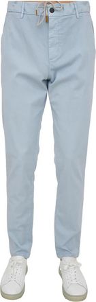 Eleventy Jogger Pants Celeste - Heren - Chinos - Blauw - W36 - Katoen - Broeken