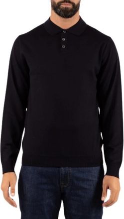 Daniele Fiesoli Polo Merinos - Heren - Polos - Blauw - M - Wol - Tops