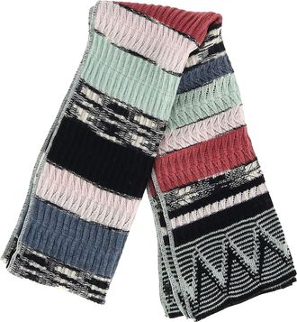 Missoni Knitted Scarf in Multicolor Wool