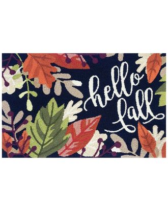 The Rug Market Hello Leaves 24X36in Doormat