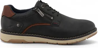 Mustang Jeans Mustang Donkergrijze Nepleer Vrijblijvende Outdoor Schoenen voor Mens - M0031004