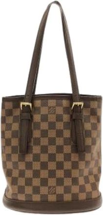 Louis Vuitton Pre-owned Bucket Bags, female, Brown, Size: ONE SIZE Pre-owned Vintage Bucket Bag