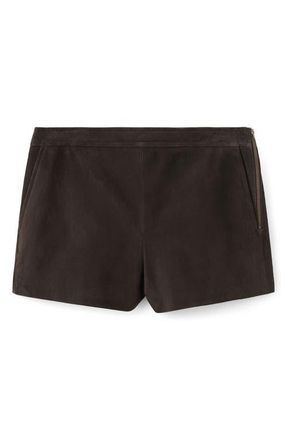 Mango Suede Shorts in Brown at Nordstrom, Size 8