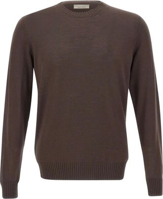 FILIPPO DE LAURENTIIS Maglione girocollo in lana - Marrone