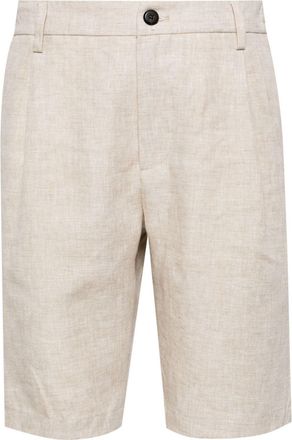 Eleventy linen bermuda shorts - men - Linen/Flax - 31 - Neutrals