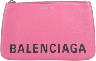 Balenciaga Pre-owned Clutches, female, Pink, Size: ONE SIZE Pre-owned Vintage Clutch Bag