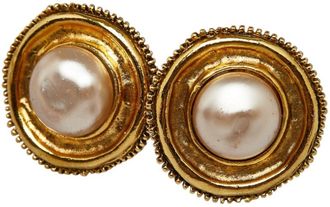 Chanel Plating Clip Earrings (Pre-Owned)
