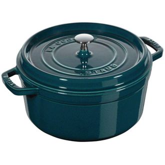 Staub Casseruola/Cocotte in ghisa, Tonda 28 cm, 6,7 litri, La Mer