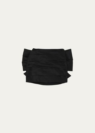 Marc Jacobs Ruched Bow Mini Skirt