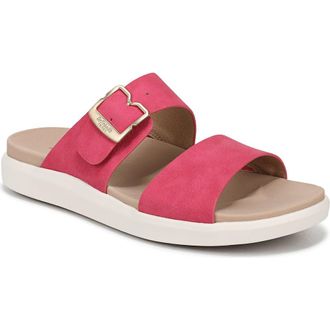 Dr. Scholls All Time Double Strap Slide Sandal in Pink Daquiri at Nordstrom, Size 8.5