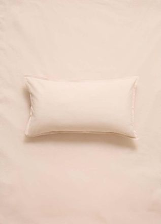 Mango Federa culla cotone lavato doppia impuntura 30x50 cm grezzo - Home - 30x50cm - MANGO HOME