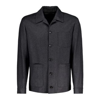 Autore Jacket overshirt Borg - Heren - Jassen - Grijs - Maat: XL Zijde