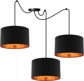 OEM L&aacute;mpara Colgante Ara&ntilde;a Centro Dorado Led