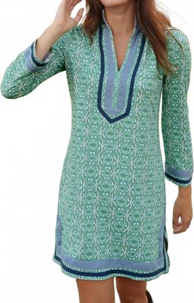 Cabana Life Hudson Tunic Dress In Green