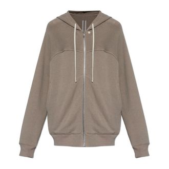 Rick Owens Zip-throughs, male, Brown, Size: XL Zip-Up Hoodie