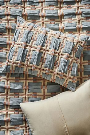 Anthropologie Sonya Matelass&eacute; Shams, Set of 2