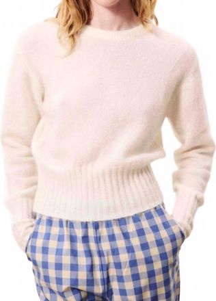 FRNCH Wallaman Long Sleeve Sweater In Cream