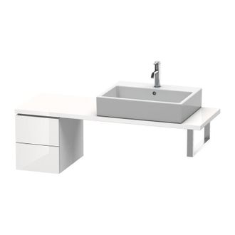 Duravit Consola Baja L-cube 320x477x400mm Blanco Brillo