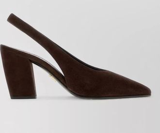 Prada suede mules