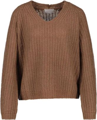 Hemisphere Cashmere Truien - Dames - Cashmere truien - Bruin - S - Kasjmier - Truien & Vesten