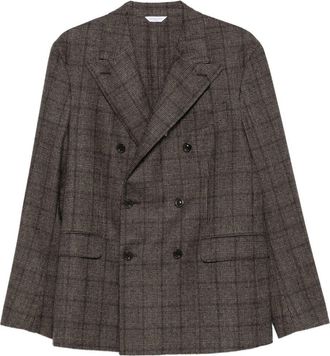 Boglioli Wool Blend Double-Breasted Jacket-Uomo